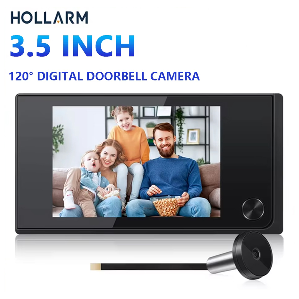 Hollarm 3.5 인치 무선 초인종 카메라 120  - Smart Home Video 리뷰 및 가격