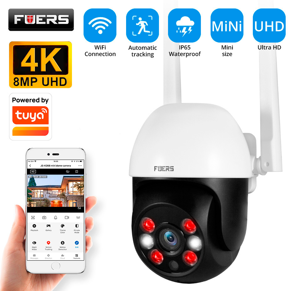 푸어스 8MP 4K IP 카메라 실외 가정용 보안 자동 - Smart Home Camera Ezviz 리뷰 및 가격