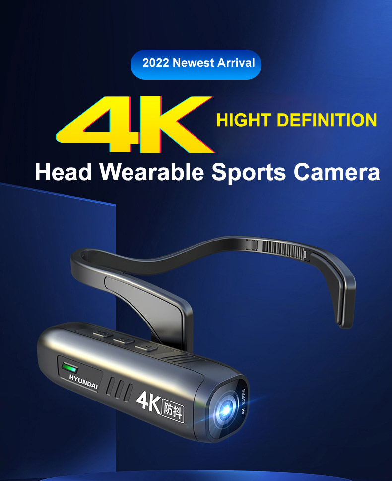 스마트 아웃도어 스포츠 5K 헤드 웨어러블 카메라 Wi - Smart Home Video 리뷰 및 가격