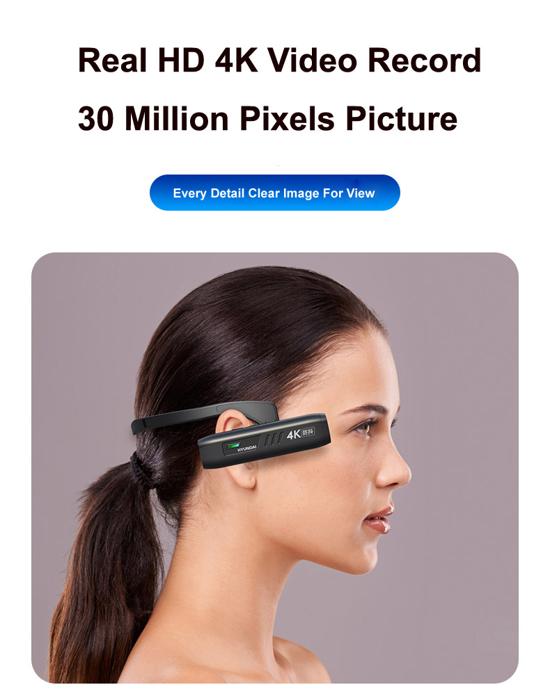 스마트 아웃도어 스포츠 5K 헤드 웨어러블 카메라 Wi - Smart Home Video 리뷰 및 가격