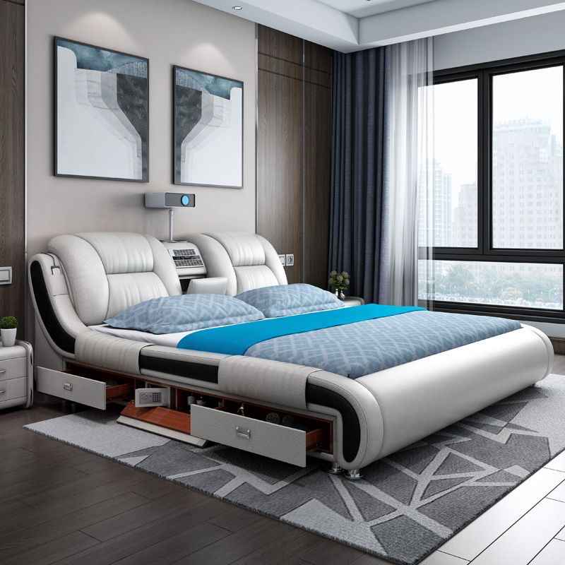 현대적인 고급 침실 가구, 스마트 전기 마사지 기능이  - Smart Home Plus 리뷰 및 가격
