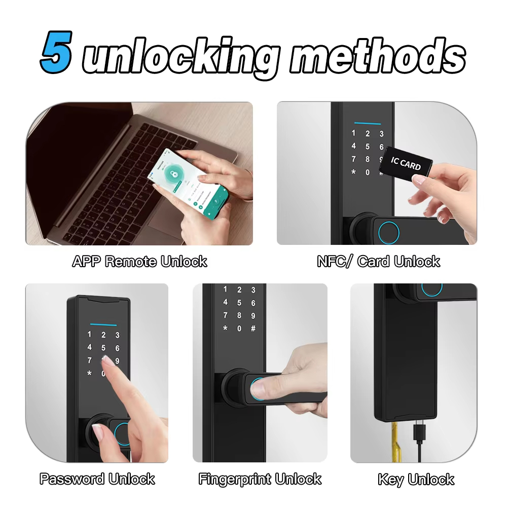 블루투스 호환 Tuya APP 스마트 도어 잠금 장치  - Smart Home Door Lock 리뷰 및 가격
